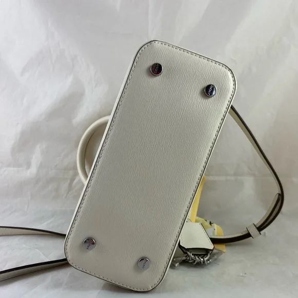 DKNY Paige Small Satchel R21DL465 Crossbody Strap and Double Handle With Scarf - Picture 8 of 13